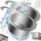 Sieb für Spülbecken, 2 Stück Siebkorb Spüle aus Edelstahl In Schwanenform, Abflusssieb Küchenspüle, Schwanen-Abflusskorb, Küche Wasserhahn Hängender Siebkörbe,Multi-Functional Drain Basket Eierhalter