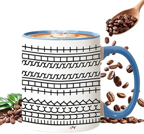F-uck This Shits Kaffeetasse, 10 OZ Keramiktassen Versteckter Botschaft Tasse, Neuartige Versteckte Kaffeebecher Mug Mit Isoliertem Griff, Lustige Kreativität Teetassen, Für Home Offices Decor