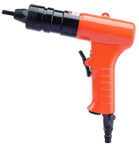 NEWTRY Blindniet-Pistole Pneumatisches Nietwerkzeug Nietzange Riveter 1/4 (LX-808 mit M10, M12 Kopf)
