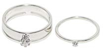 Esprit ESSE00351117 Damen Ring Silber weiß Zirkonia 16,9 mm Größe 53