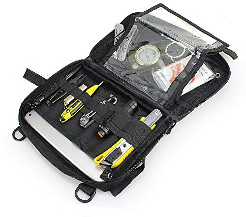 WYNEX Taktische Admin Molle Beutel, medizinische EDC EMT Utility Bag Shell Design Befestigung Beutel 1000D Nylon Wandern Gürteltaschen wasserdicht