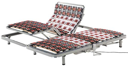 Doppelter Lattenrost elektrisch verstellbar 2x 90x200 cm Star