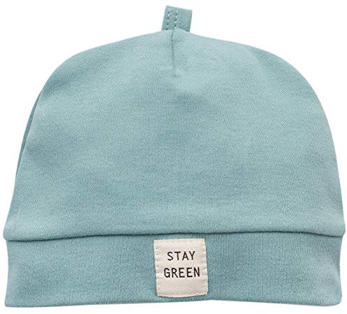 Pinokio - Stay Green - Mütze Jungen Mädchen Unisex Baumwolle Kappe Kinder Hut Baby Blau Graphit 56 62 68 74 cm (Blau, 74)