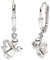 Jobo Damen-Ohrhänger Engel aus 925 Sterling Silber mit 24 Zirkonia