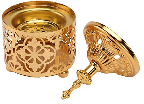 SOIMISS Brûleur D' Bronze Vintage Poêle Stand Métal Décoration de La Maison Bureau Salle de Thé Maison pour Cône Bobine D'