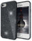 NALIA Glitzer Handyhülle kompatibel mit iPhone SE 2022 / SE 2020 / iPhone 8 / iPhone 7 Hülle, Bling Silikon Cover Glitter Case Bumper Phone Etui Glänzend, Strass Diamant Handy-Tasche, Farbe:Schwarz