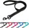 Beshine Padded Handle Dog Lead, 1.2m x 2cm Durable Reflective Nylon Dog Leash for Small, Medium Dogs, Black