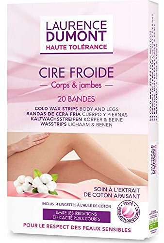Laurence Dumont Bande de cire froide jambes