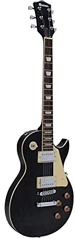 DIMAVERY LP-520 E-Gitarre, schwarz