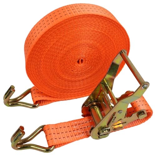 ZhuiKun Spanngurte mit Ratsche, 1-15m Optional, Schwerlast Spanngurte mit Haken Ratschengurt Zurrgurte (14m)
