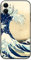 Berkin Arts Kompatible iPhone 11 Hülle Silikon Cover mit Displayschutzfolie Japanischer Stil Ukiyo-e (Katsushika Hokusai-Die große Welle vor Kanagawa)
