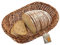 KADAX Cesta tejida, cesta de pan de polipropileno, cesta de frutas (marrón, ovalada)