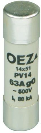 In: 2A Ampere 10 Stück Zylinderische Keramik-Sicherung, AC 690V / DC 250V, Größe 14x51 mm, Typ PV14