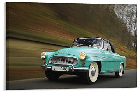 Auto-Poster Skoda Felicia Typ 994 Dekorative Malerei Leinwand Wandkunst Wohnzimmer Poster Schlafzimmer Malerei 30 x 45 cm