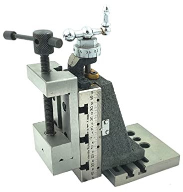 Mini Vertical Milling Slide with 2/ 50 mm Mini Steel Vice & Base Mounting Plate - Direct Mounting on 7 x 14 Mini Lathe Machine