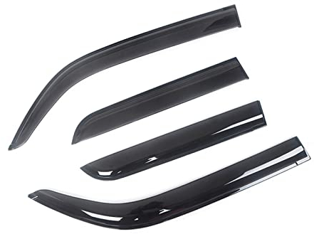 LPESOS Windabweiser Für Dodge Für RAM 1500 Extended Crew Cab Pickup 2002-2008 Auto Seitenfenster Windabweiser Visiere Regenschutz Tür Visier Seitenfenster Luftabweiser
