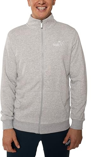 PUMA Men's ESS Fz Hoody FL Big Logo Pullover