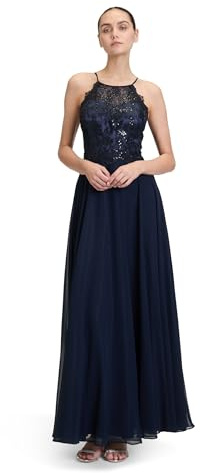 Vera Mont Damen Abendkleid rückenfrei Night Sky,46