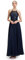 Vera Mont Damen Abendkleid rückenfrei Night Sky,46