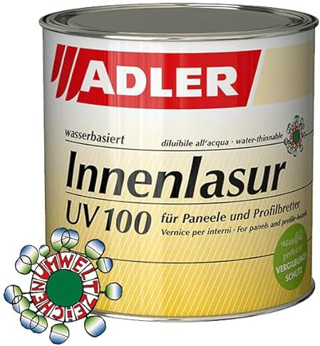 ADLER Lasure d'intérieur UV 100 incolore pour bois 750 ml Mont Blanc