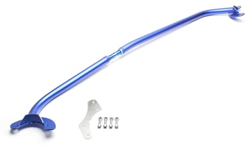 TA Technix Domstrebe verstellbar aus Aluminium für die Vorderachse in der Farbe Blau, eintragungsfrei, Art.-Nr. EVODSVOG4B