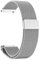 BaiJ Edelstahlarmband für Uhr, Mesh Gewebe Metall Edelstahl Uhrenarmbänder mit Magnetverschluss Schnellspanner Armband Ersatzarmband Kompatibel Smart Watch fur Herren und Damen, 20mm Silber
