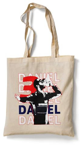 Motivtasche F1, Formula 1 Tote Bag, Einkaufstasche, Geschenk Formel 1, Fan Souvenir, Fahrertasche, Daniel