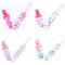 BinPhorm Baby Schnullerkette Mädchen,4 PCS Schnullerband Baby Schnullerketten mit Clips Nuckelkette Schnuller Halter Leinen Set Clip für Neugeboren Mädchen