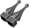 WOONEKY Sturdy Wrought Iron Fence Trellis Topper Fence Decorative Elements Garden Screening