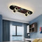 ZTZBFGM E, Kinderlampe Moderne Cartoon Skateboard 32W Deckenleuchte LED Deckenleuchte, Acryl Kronleuchter Jungen Mädchen Schlafzimmer Deckenlicht Innenbeleuchtung