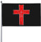Bandera cristiana con oración, amor, cruz roja, fe, Jesucristo, colores vivos, resistente a la decoloración por rayos ultravioleta, perfecta para decoración del hogar en interiores y exteriores, panca