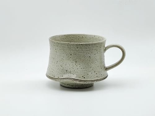 Tasse à café en céramique, capacité de 250 ml, diamètre du bord de 8 cm, hauteur 7 cm, diamètre de la base 5 cm