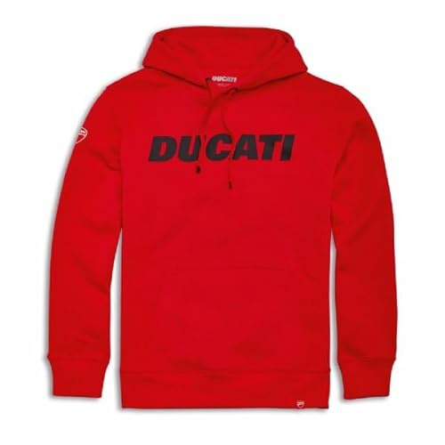 Ducati Logo Sweatshirt mit Kapuze Hoodie Größe M