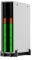 Analizador de espectro musical LED compacto con entrada y salida estéreo, para mezcladores y amplificadores de estudio