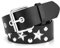 Caybats Y2K Nietengürtel Unisex in Schwarz, Punk Gürtel Nieten 110CM,PU Leder Y2K Belt für Damen und Herren,Punk Ledergürtel für Gothic, Hip-Hop und Rock Outfits