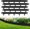 Ansobea Rasenkante Metall,beeteinfassung Metall,Mit Dornen für einfache Bodeninstallation 100x18cm Beeteinfassung Mähkante Palisade Gartenbeet, Schwarz (Länge 5m - Höhe 18cm)