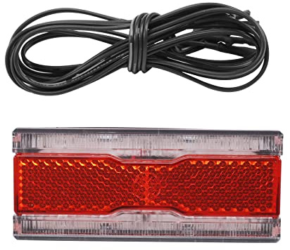 YEHEI Bike Dynamo Rear Light with Parking Light AC 6V 0.5W LED Bicycle Taillight Fit 50mm Mount Hole Bicycle Rack Carrier Lamp