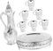 CIYODO 1 Juego Juego De Tetera Té Teteras Antiguas Tazas De Fiesta Reutilizables Tazas De Fiesta Con Tapas Aleación De Zinc