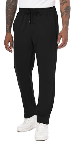 Yageshark Jogginghose Herren Baumwolle mit Stretch, Atmungsaktive Sporthose, Freizeithose Herren Lang, Jogger Trainingshose mit Taschen