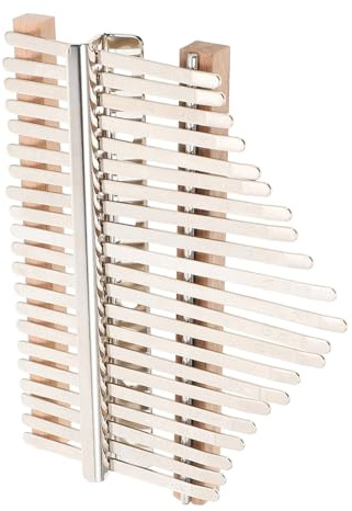 PRETYZOOM Robustes Selbstgemacht Kalimba Zubehör Satz 21 Töne Daumenklavier Bausatz mit Bruchfesten Metalltasten und Holzsockel für Anfänger