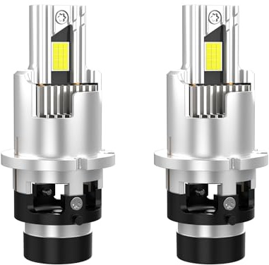 WRWRW D2S/D2R D4S/D4R LED-Autoscheinwerfer for direkten Einstecken, 6000K, Plug & Play, Hochleistungs-LED-Leuchten mit hoher Helligkeit, 2 Stück(D1S)