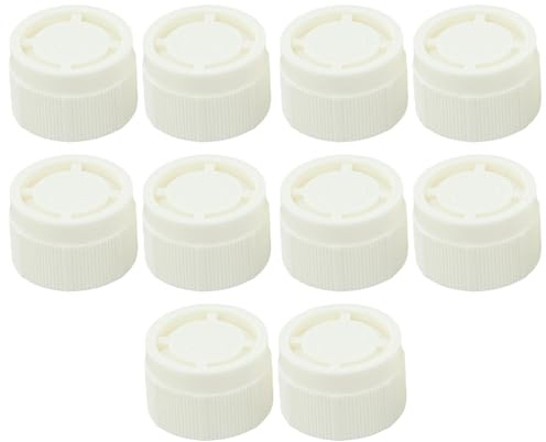 Vibsky Hting Thermostat-Regulierungskappe M30 x 1,5 für Heizkörper, 2 oder 10 Stück, Ic Trv Anpassungsabdeckung in Weiß