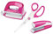 Leitz WOW pink (pink metallic, Mini Locher+ Heftgerät | Schere)