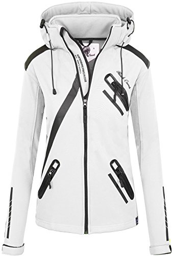 Rock Creek Softshelljacke Damen Outdoor D-371 | Wasserabweisende Übergangsbekleidung, funktionale Wanderjacke für Frauen, Camping, Freizeit und wechselhaftes Wetter