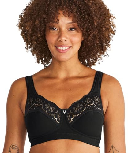 Swegmark - Cotton Bloom - BH ohne Bügel - Schwarz 95C