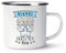 Beware Crazy Yeti Man Retro Enamel Mug Cup