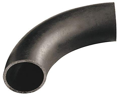 Schweißbogen 90 Grad lang 42,4 mm 1 1/4 DN 32 schwarz