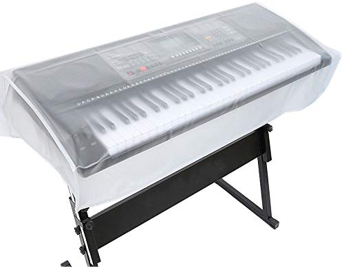 Dciustfhe 88 Tasten Klavier abdeckung Elektronische Orgel Digital Piano Elektronische Klaviertastatur Abdeckung Tastatur Staubschutz Transparent Key Cover Wasserdichte Keyboard Staubschutzhülle
