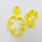 Set mit 3 Ausstechformen für Ton, Kaktus, tropische Blätter, Polymer-Tonschneider, Set