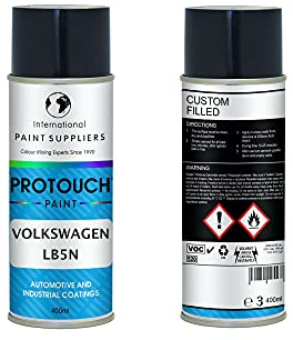 PROTOUCH Spray de pintura para coche para Volkswagen LB5N Indigo azul 400 ml Aerosol